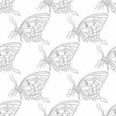 Obraz premium Seamless pattern. Butterfly