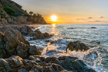 Salida de Sol en Cala Vinyeta