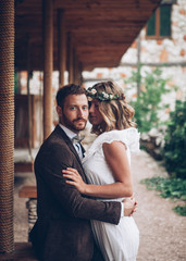 Beautiful wedding couple