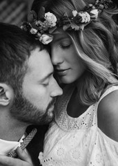 Beautiful wedding couple