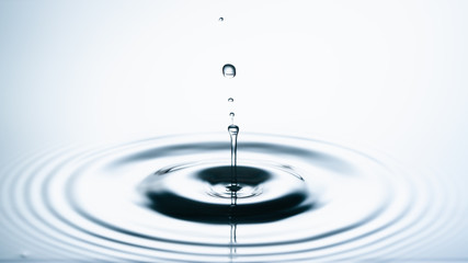 water drop collision. Water splash