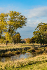 gardens of estate charlecote park warwickshire england uk