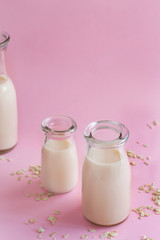 Vegan oat milk, non dairy alternative milk