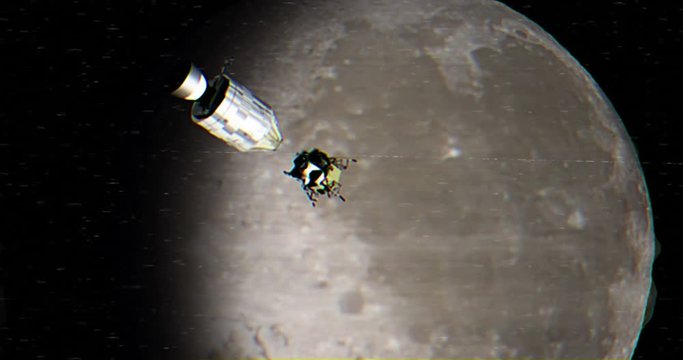 Lunar Module on the Orbit