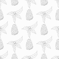 Christmas seamless pattern