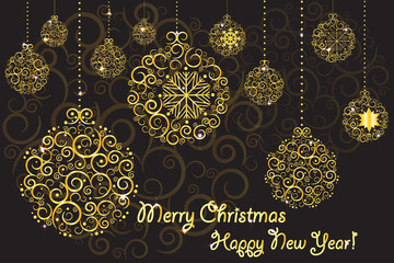 Christmas background vector