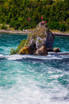 Rhine Falls - Largest waterfall in Switzerland and Europe
