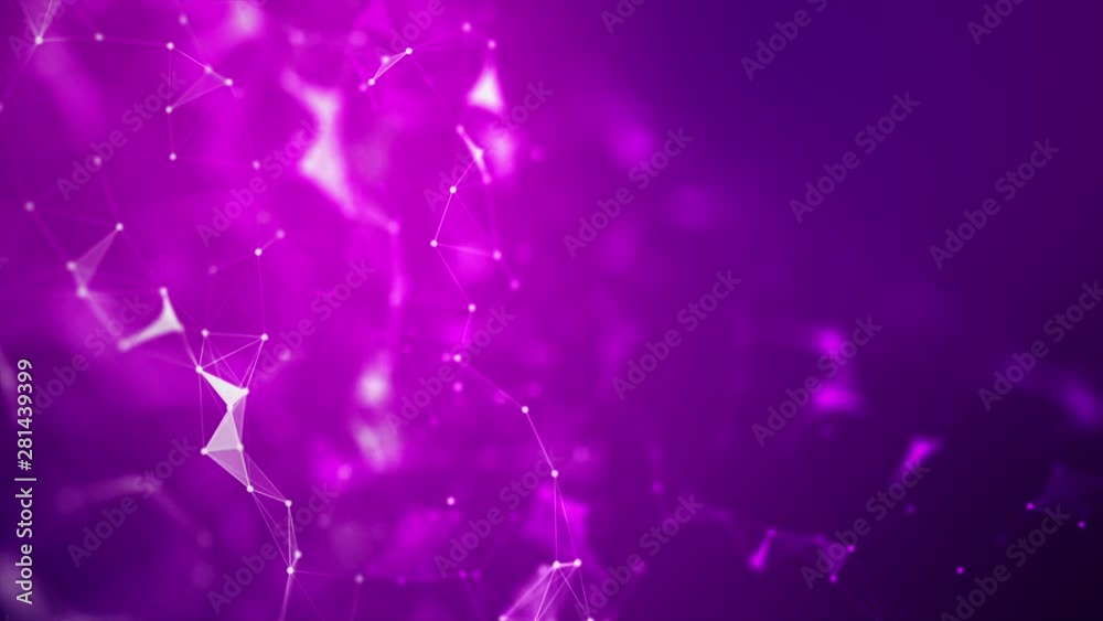 Poster abstract background futuristic dot point and connection line for network cyber technology concept wi