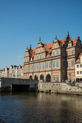 Fototapeta na wymiar travel photo of old gdansk city, europ architecture 