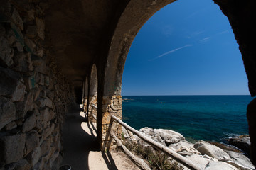 The sea view from the fortress