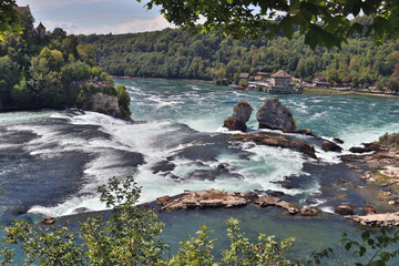 Rhine Falls - Largest waterfall in Switzerland and Europe