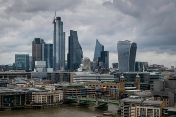 Obraz na płótnie Canvas London cityscape with modern buildings