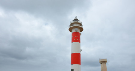 El Toston Lighthouse on the West Coast of Fuerteventura, Canary Islands