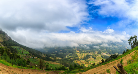 Beautiful view of Vattavada, Munnar, Kerala, India