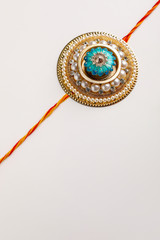 Indian festival Raksha Bandhan , colorful designer Rakhi or Wrist Band