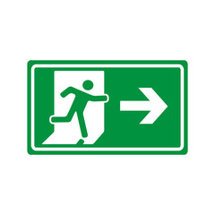exit icon vector design template