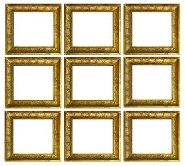 Goldene Fotorahmen