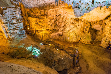Grotta di Nettuno cave in Sardinia, Italy.