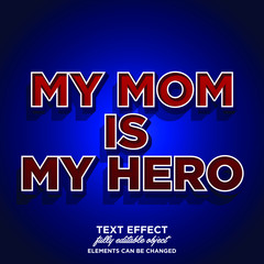 Modern font effect with trendy gradient