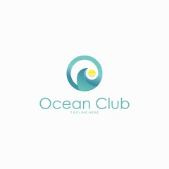 THE OCEAN CLUB LOGO DESIGN
