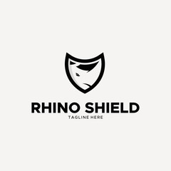 Obraz premium RHINO SHIELD LOGO DESIGN UNIQUE