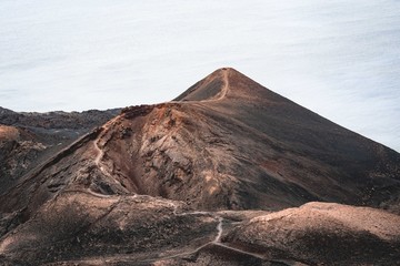 Volcan Teneguía à La Palma aux Îles Canaries, Espagne