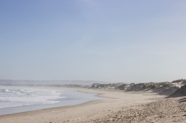 Fototapeta na wymiar Beautiful beach in Portugal