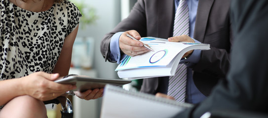 Important office discussion