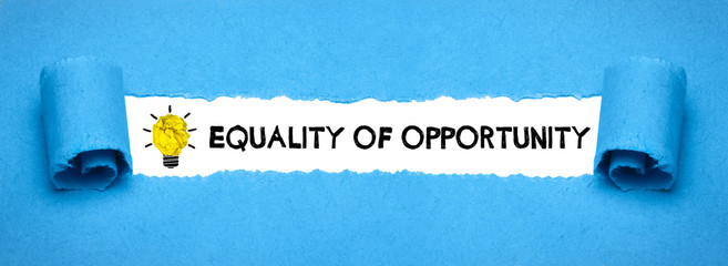 Equality of opportunity