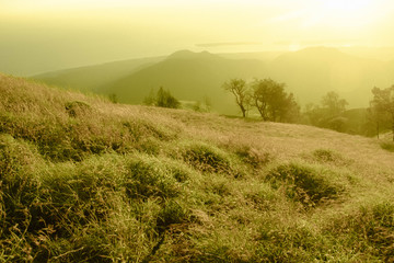 Obraz premium sunrise view at the mountain