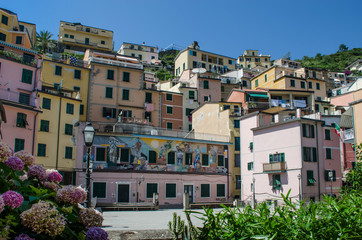 Fototapeta na wymiar Cinque Terre - Picturesque fishermen villages in the province of La Spezia, Liguria, Italy 