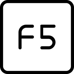 F5, Refresh key function computer button layout