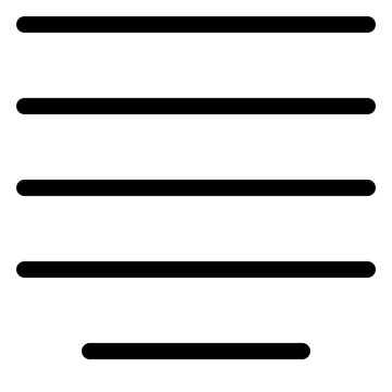 Justify center alignment paragraph-setting text layout-position format