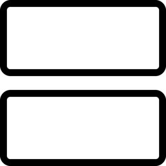 Two horizontal bars over stack bar sections