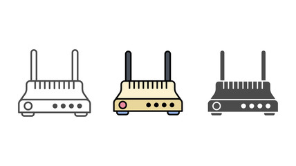 Router vector icon sign symbol