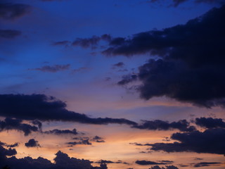 Sky at sunset picture .