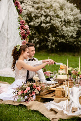 Wedding - bride and groom