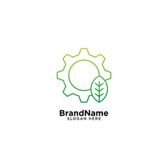 Green Leaf Technology Logo Design