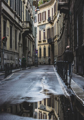 Obraz premium street in the city