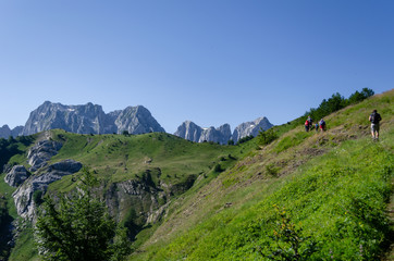 Fototapeta na wymiar Mountain ridge