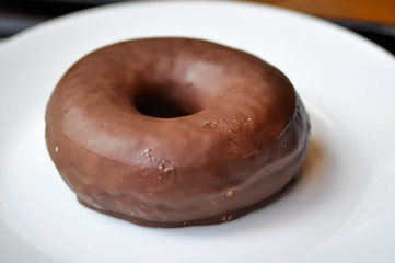 donut, chocolate donut