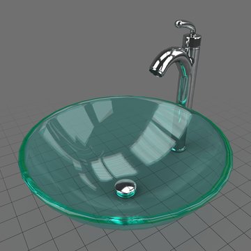 Modern bathroom sink