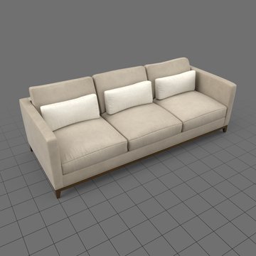 Modern three seater sofa 2