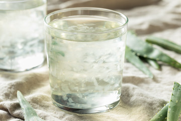 Raw Healthy Organic Aloe Vera Water