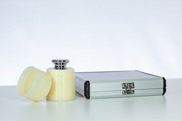 Conducting metrological measurements. Set of weights to measure the weight