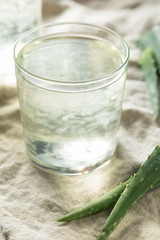 Raw Healthy Organic Aloe Vera Water