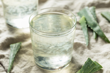 Raw Healthy Organic Aloe Vera Water