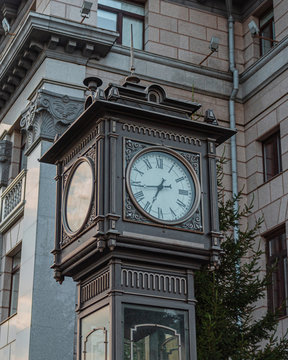 clocktower wrought iron time clock