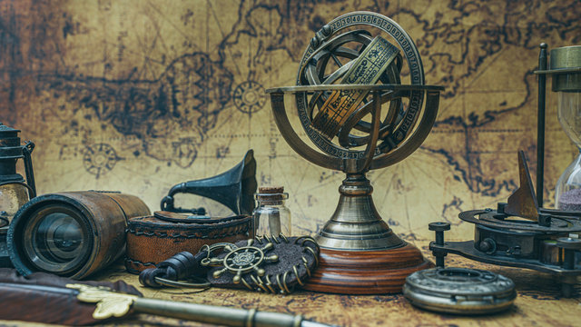 Sundial Pedestal With Zodiac Sign