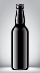 Glass bottle mockup. 